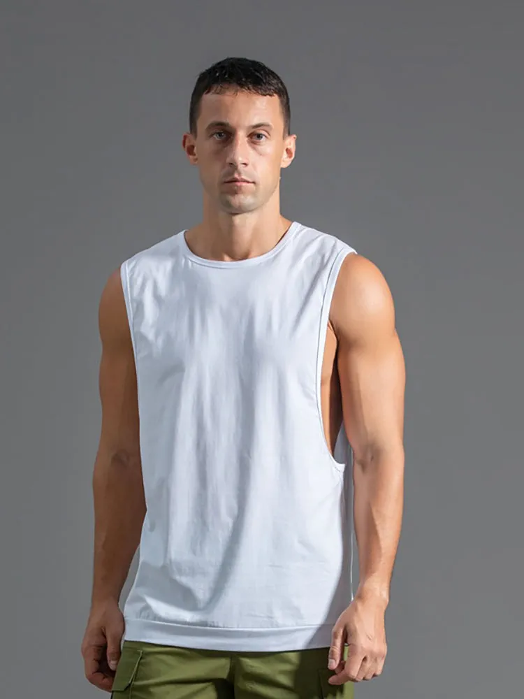 Men'S Cotton Bottoming Tank Vests