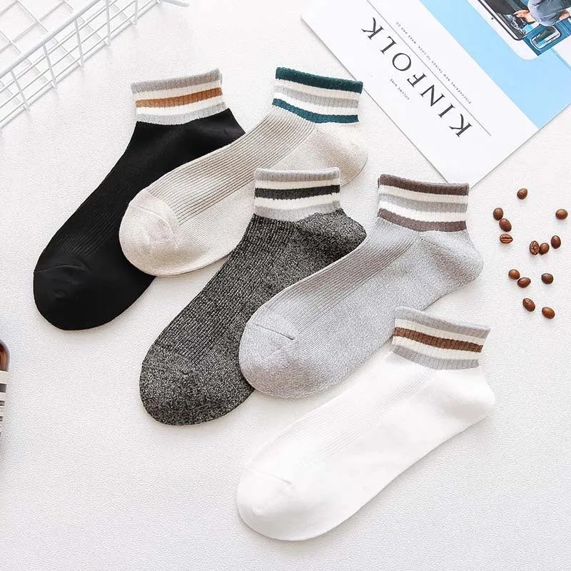 Men's Cotton Casual Breathable Low Top Socks