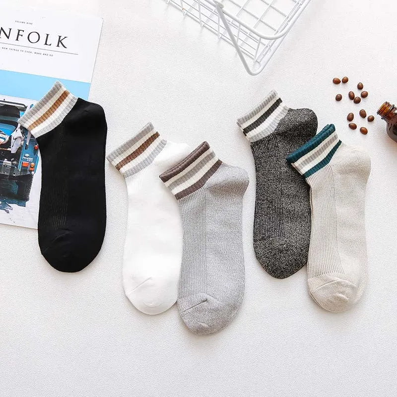 Men's Cotton Casual Breathable Low Top Socks