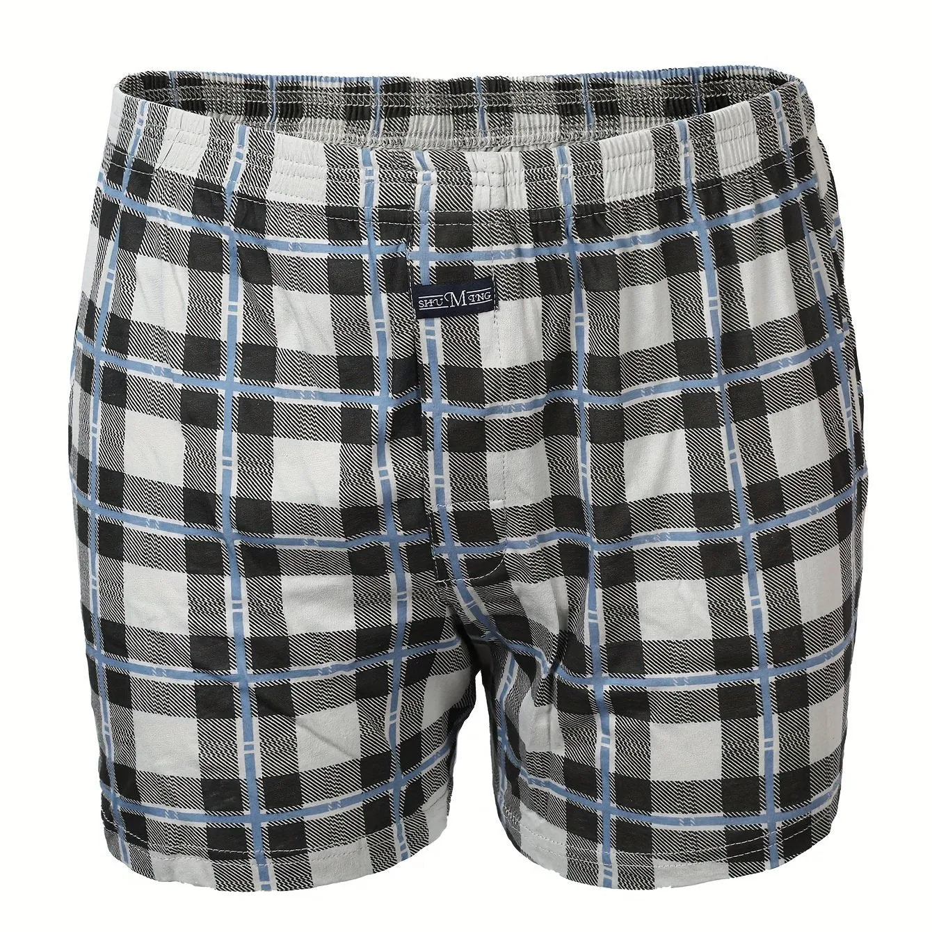 Men's cotton Comfortable Plaid Boxers Underwear