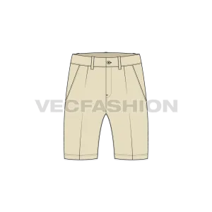 Mens Cotton Shorts Mid-thigh Length