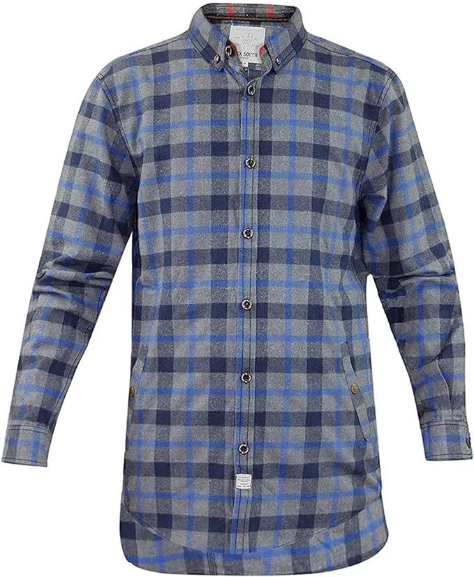 Mens Crop Line Check Shirt - S