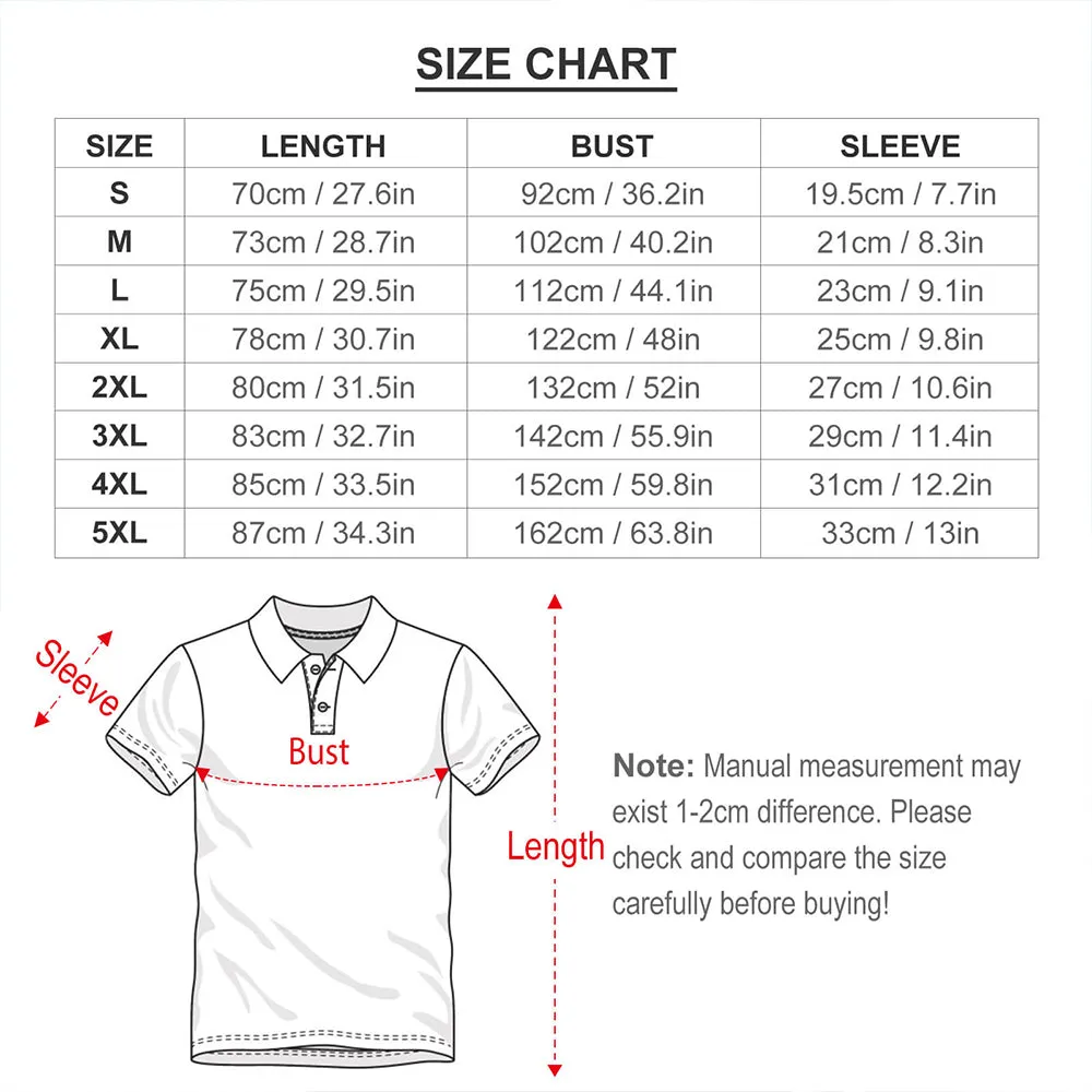 Men's Custom Logo Polo Shirt Personalised Golf Shirts