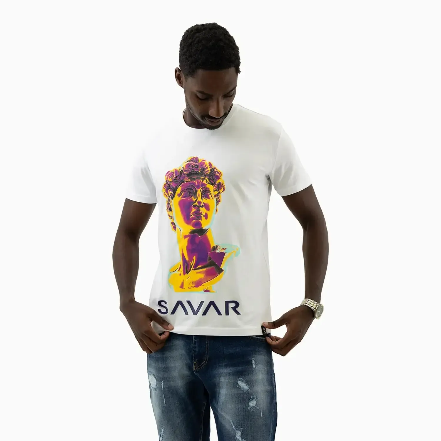 Men's David Graphics Crew Neck T-Shirt