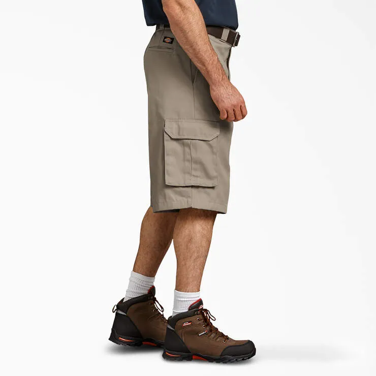 Men's Dickies Loose Fit Cargo Work Shorts 13" WR888 - Desert Sand