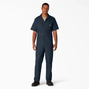 Men's Dickies Short Sleeve Coveralls - Navy