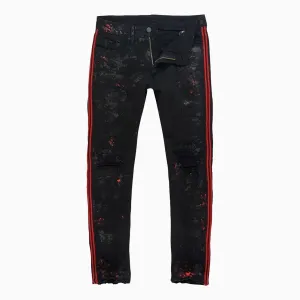 Men's Dillinger Striped Denim Pants