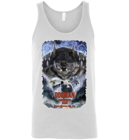 Men's Dogman Encounters Pathfinder Collection Tank Top (design 2, with ripped border)