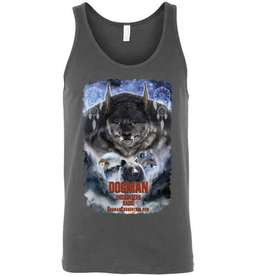 Men's Dogman Encounters Pathfinder Collection Tank Top (design 2, with ripped border)