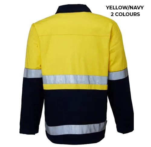 MENS - DRILL WORKJACKET WITH TAPE - RM5071R