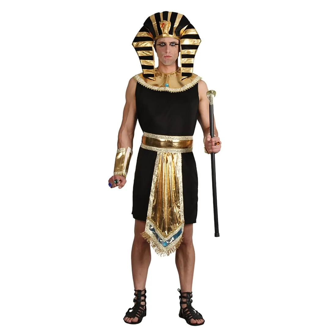 Mens Egyptian King Tutankhamun Pharaoh Halloween Costume