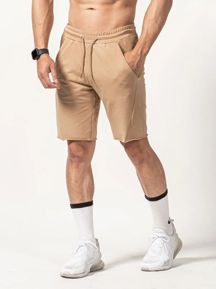 Men'S Elastic Cropped Shorts