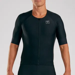 Mens Elite Triathlon Aero Jersey - Black