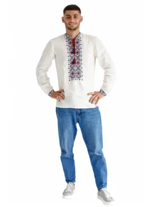 Men’s Embroidered Shirt- “Petro”