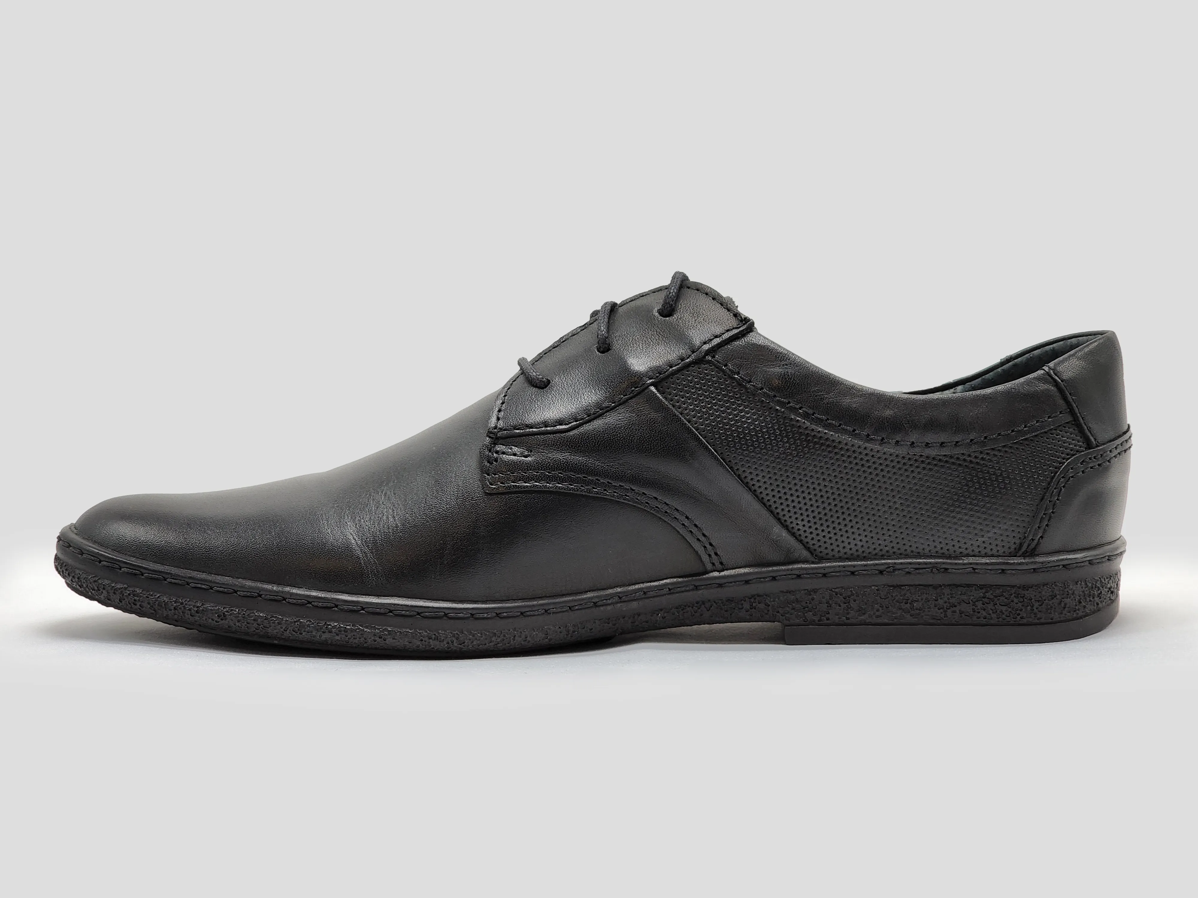 Men's Essential Leather Dress Shoes - Black