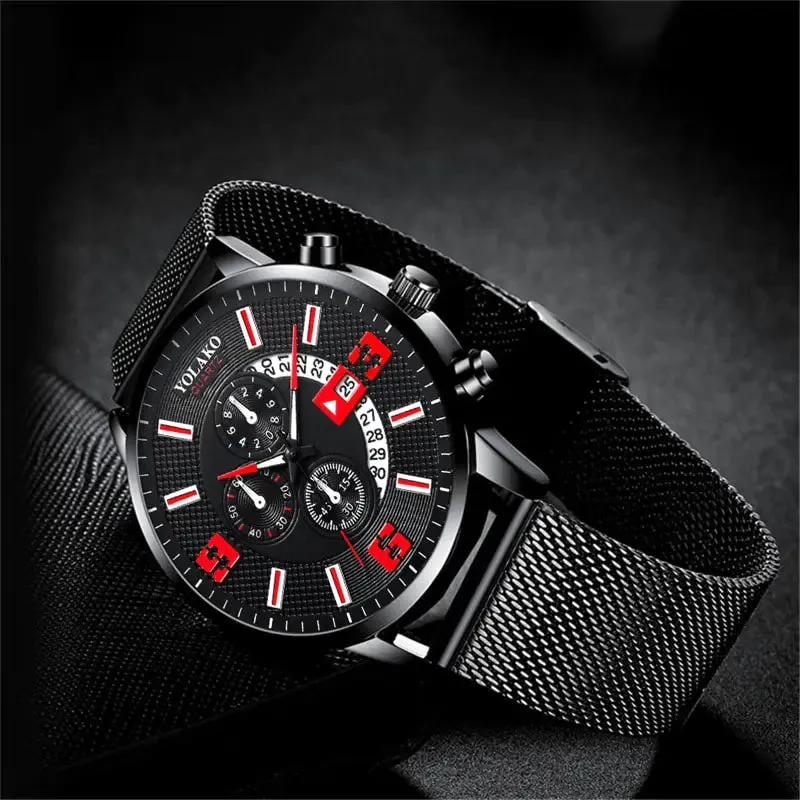 Men's Fashion Calendar Wrist Watch