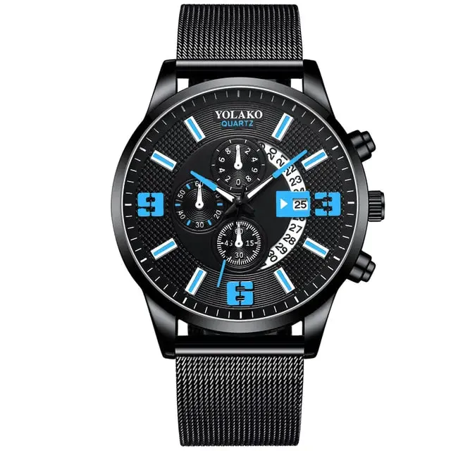 Men's Fashion Calendar Wrist Watch