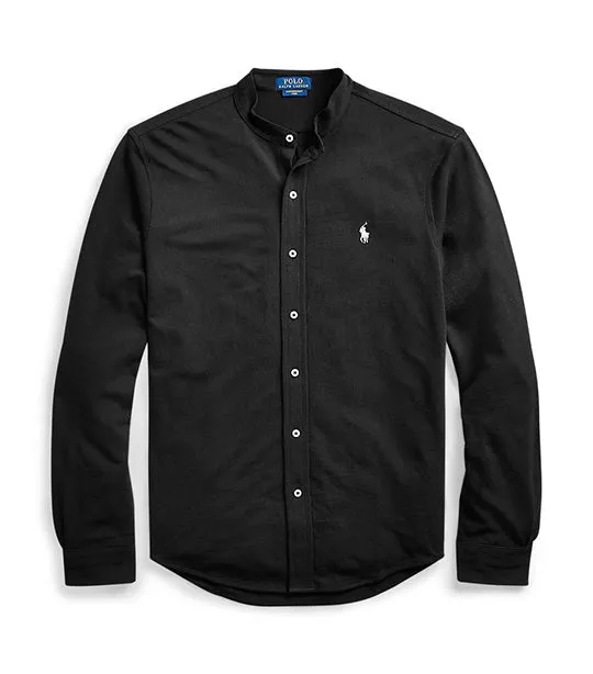 Men's Featherweight Mesh Shirt Polo Black