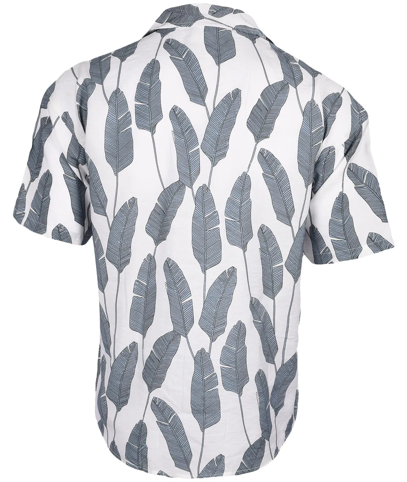 Mens Grey Hawaiian Shirt - S