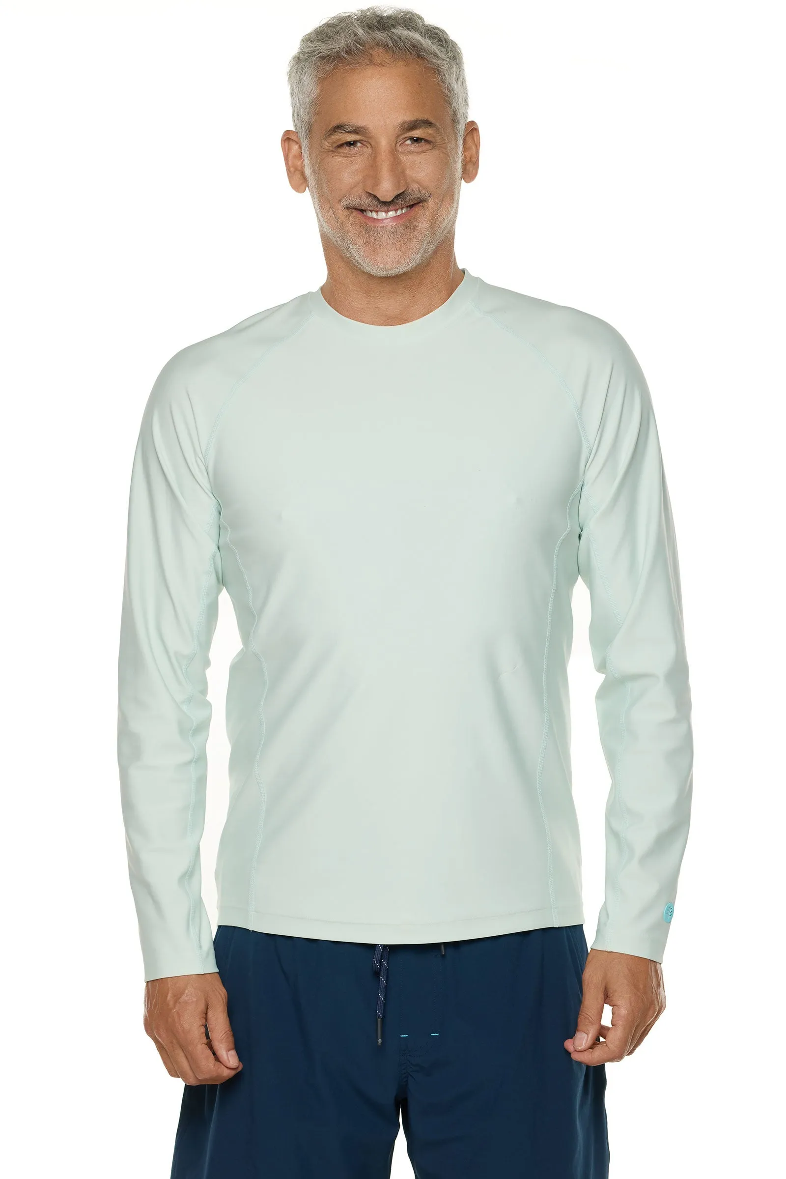 Men's Hightide Long Sleeve Swim Shirt  |  Misty Aqua