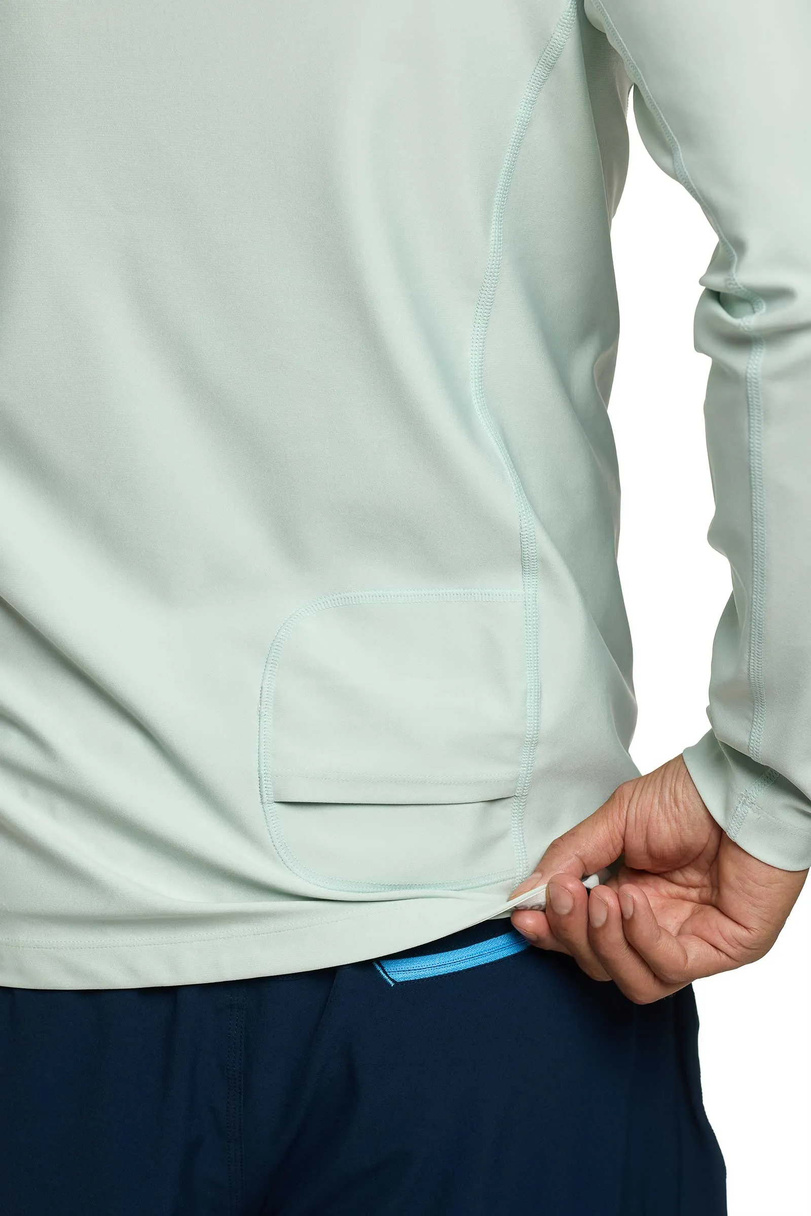 Men's Hightide Long Sleeve Swim Shirt  |  Misty Aqua