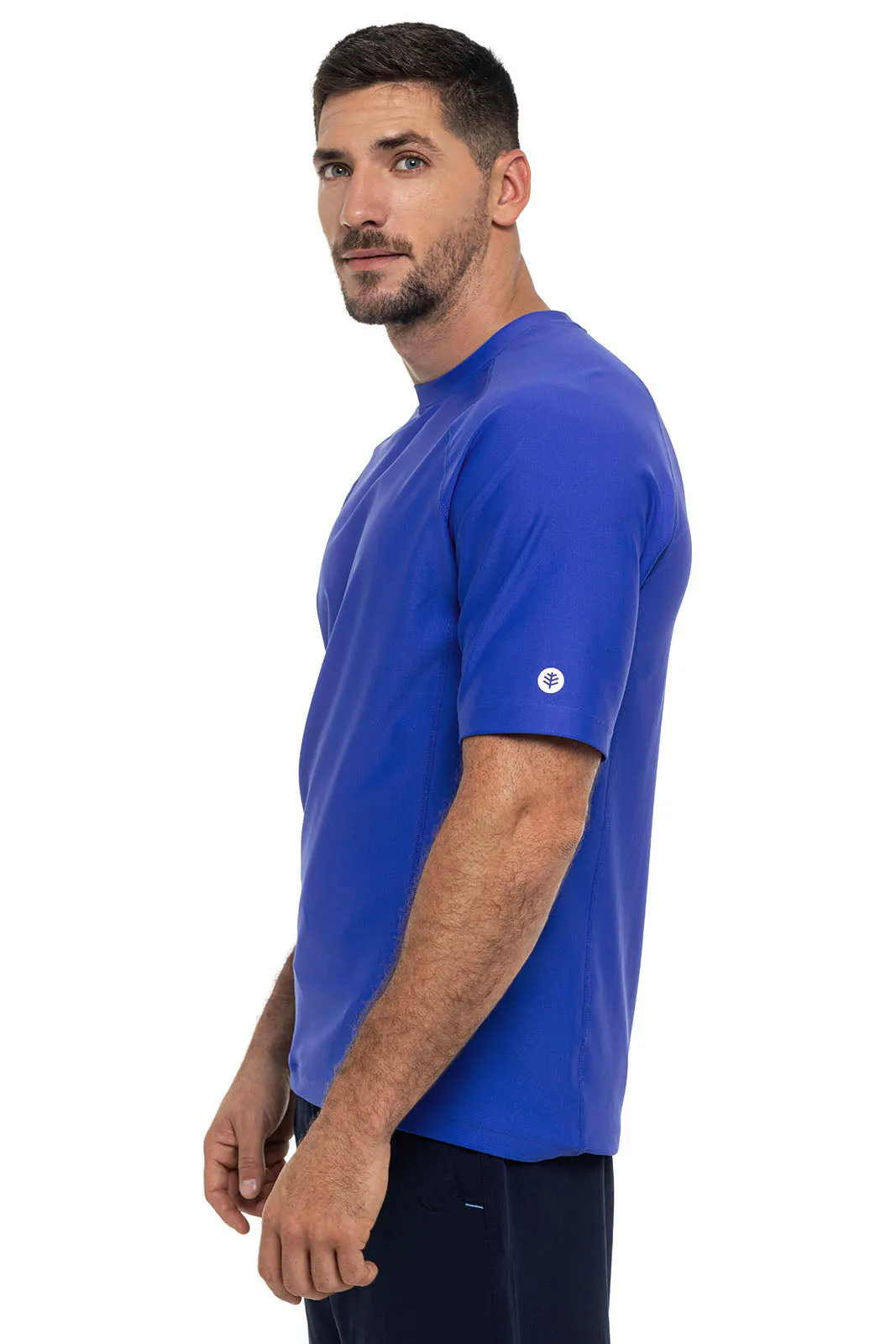 Men's Hightide Short Sleeve Swim Shirt  |  Baja Blue