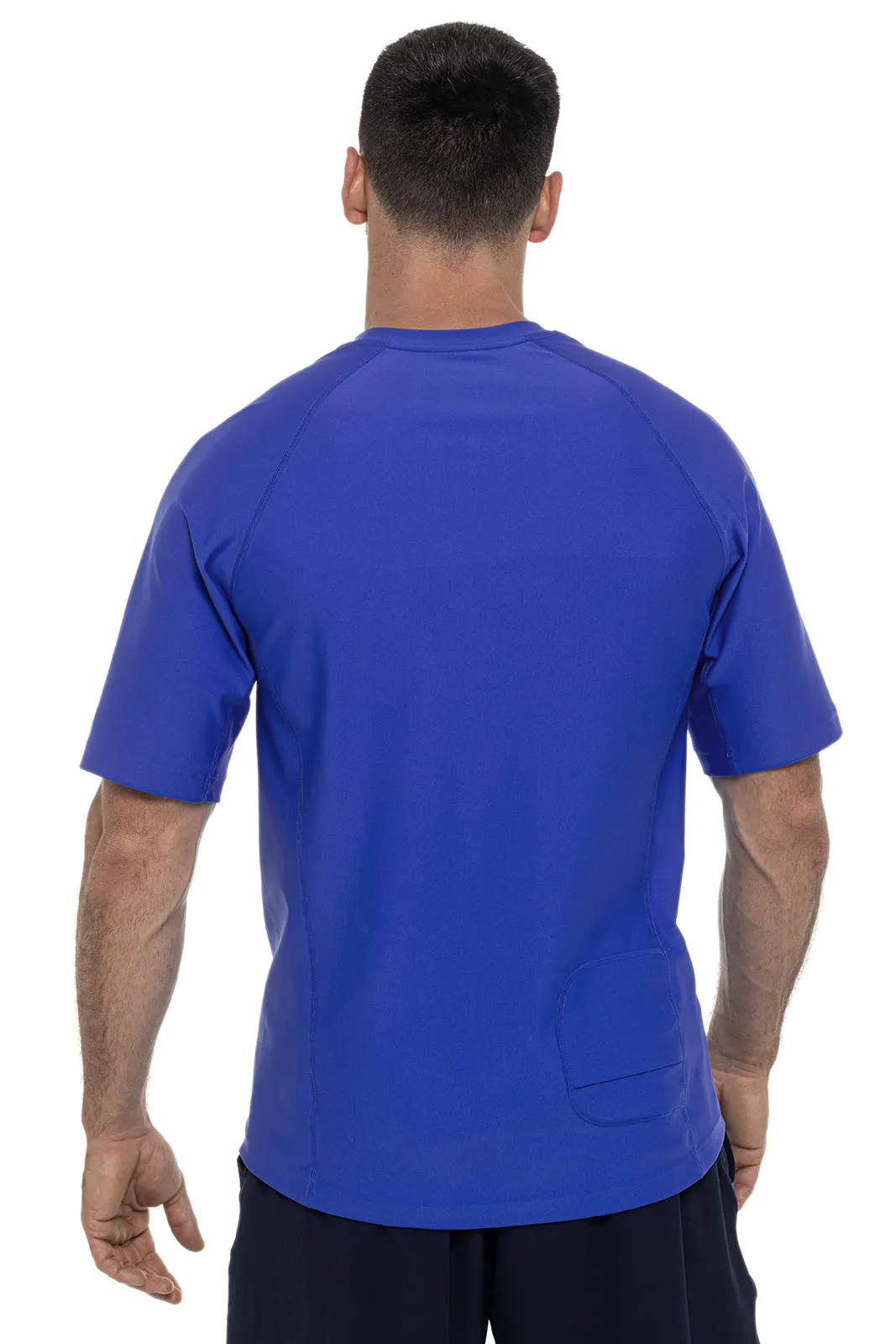 Men's Hightide Short Sleeve Swim Shirt  |  Baja Blue