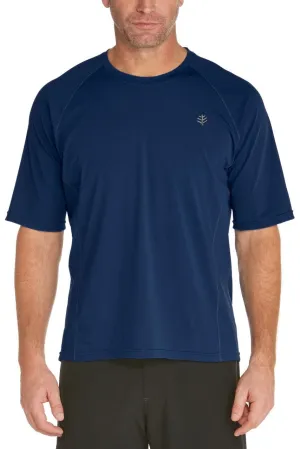 Men's Hightide Short Sleeve Swim Shirt  |  Navy