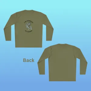 Men's Hooked On Fishing Long Sleeve Moisture-Wicking Tee