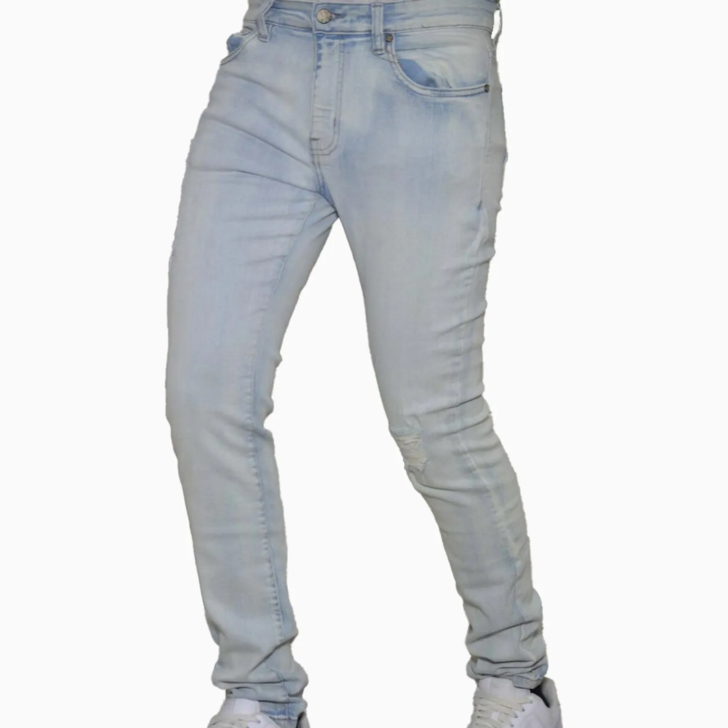 Men's Ice Blue Jean Denim Pant