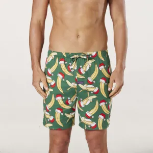 Men's Jolly Banana Christmas Cotton Sleep Short - Green