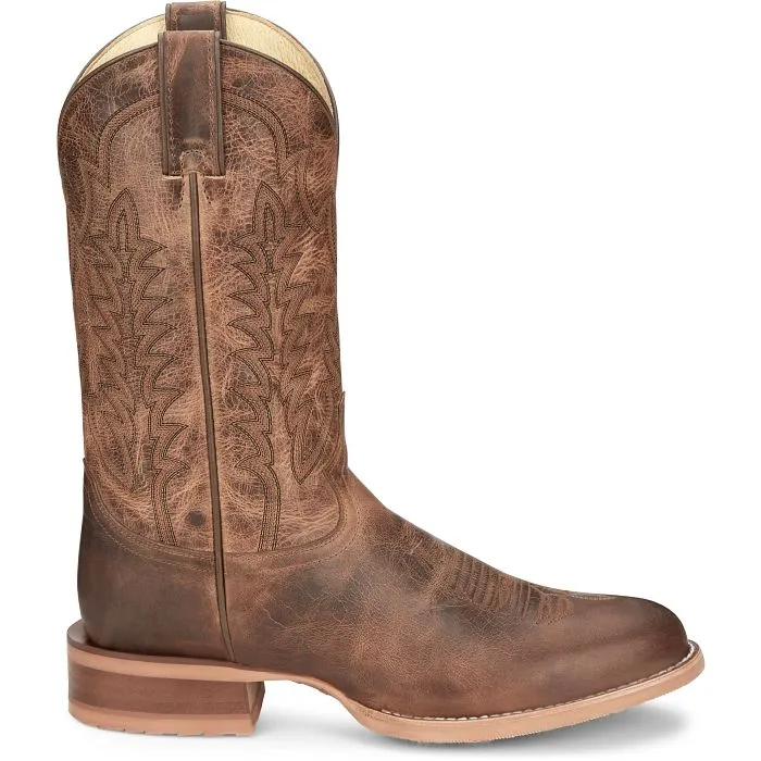 Men's Justin Clanton Khaki Cowhide Boot