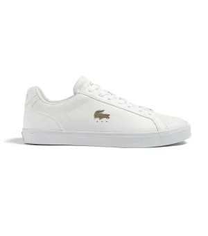 Men's Lacoste Lerond Pro Leather Trainers White/White