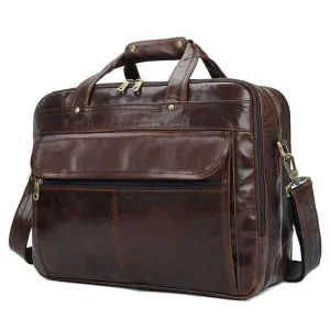 Men's Leather Laptop Bag NZ - Stylish & Functional