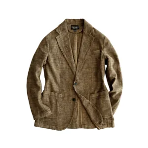 Men's Linen Sports Blazer Khaki