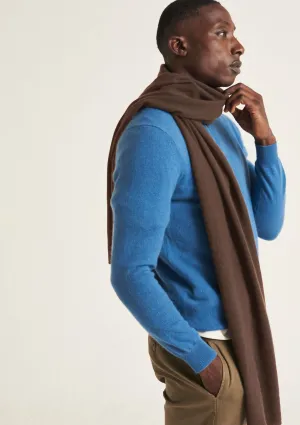 Mens Lofty Scarf in Cedar Brown