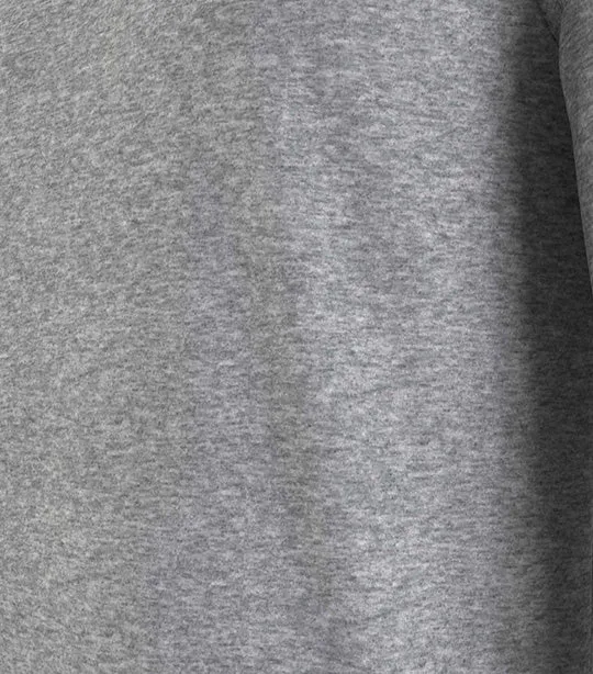 Men's Logo Long Sleeve Tee Light Gray Heather