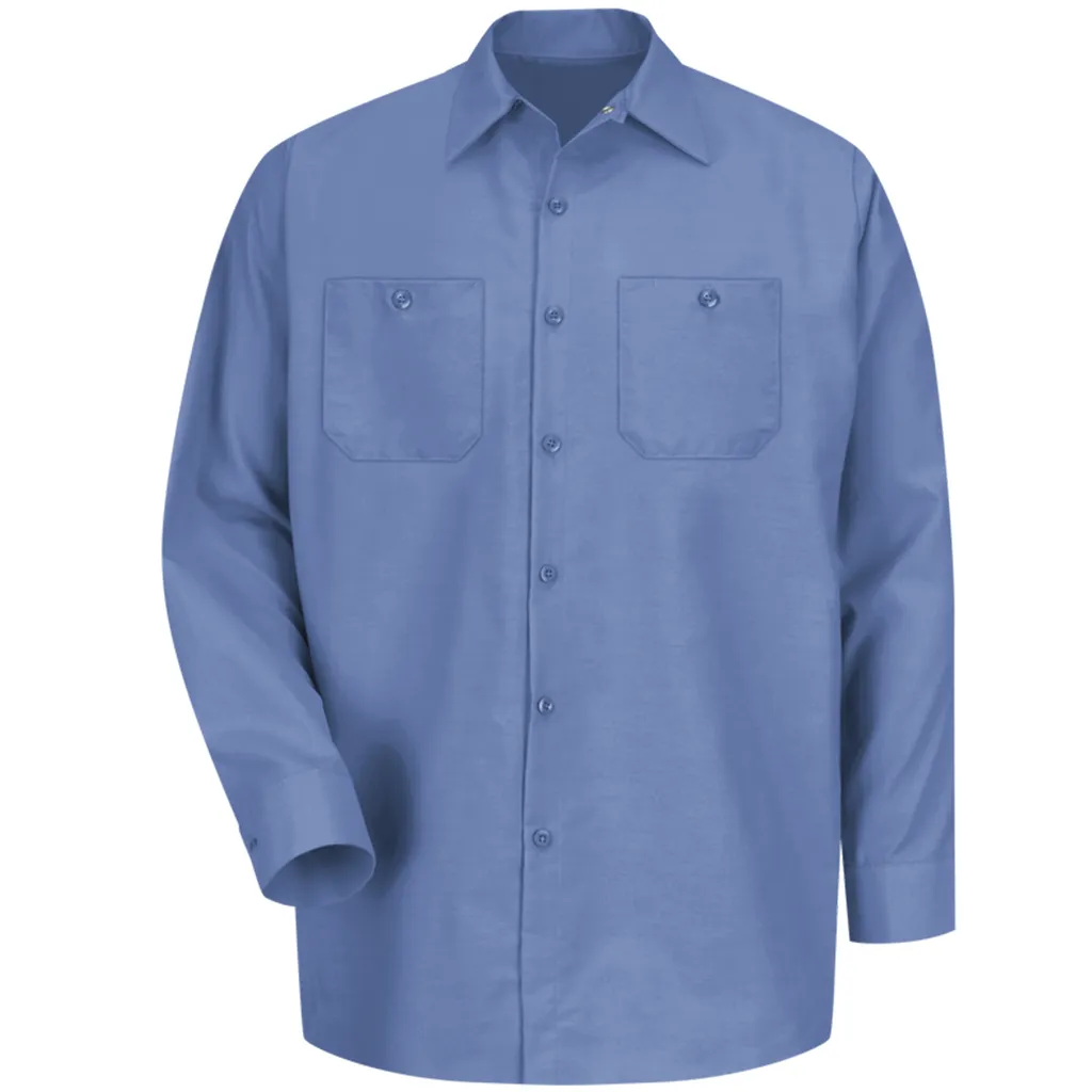 Men's Long Sleeve Industrial Work Shirt