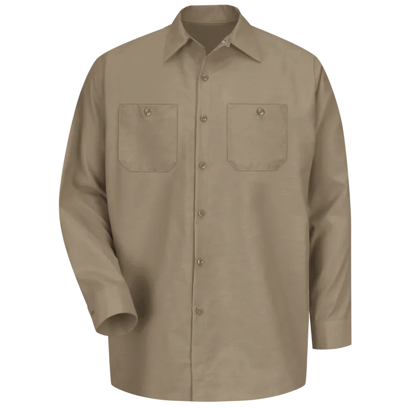 Men's Long Sleeve Industrial Work Shirt