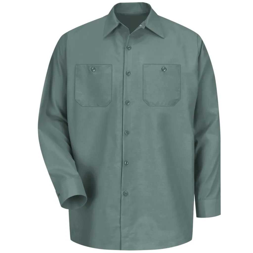 Men's Long Sleeve Industrial Work Shirt