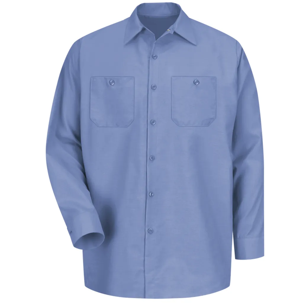 Men's Long Sleeve Industrial Work Shirt