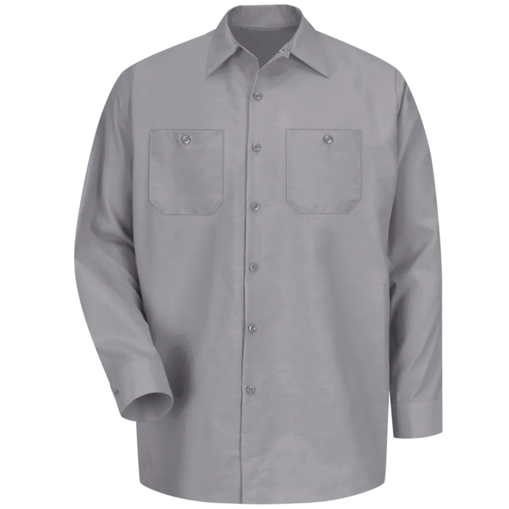 Men's Long Sleeve Industrial Work Shirt