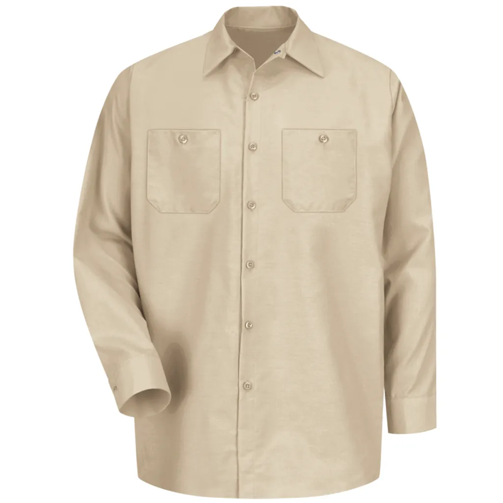 Men's Long Sleeve Industrial Work Shirt