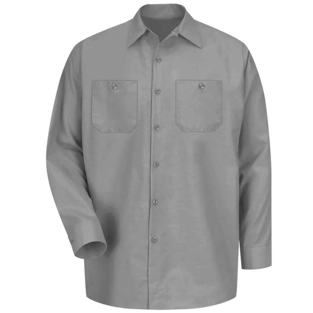 Men's Long Sleeve Industrial Work Shirt