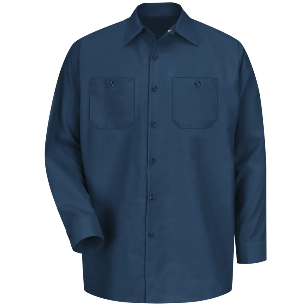 Men's Long Sleeve Industrial Work Shirt