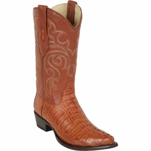 Men's Los Altos Caiman Tail Snip Toe Boots 9401