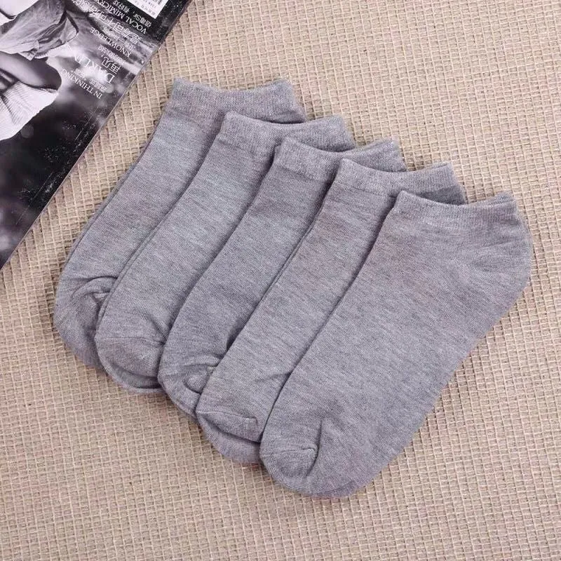 Men's Low-cut Cotton Short Shallow Mesh Socks