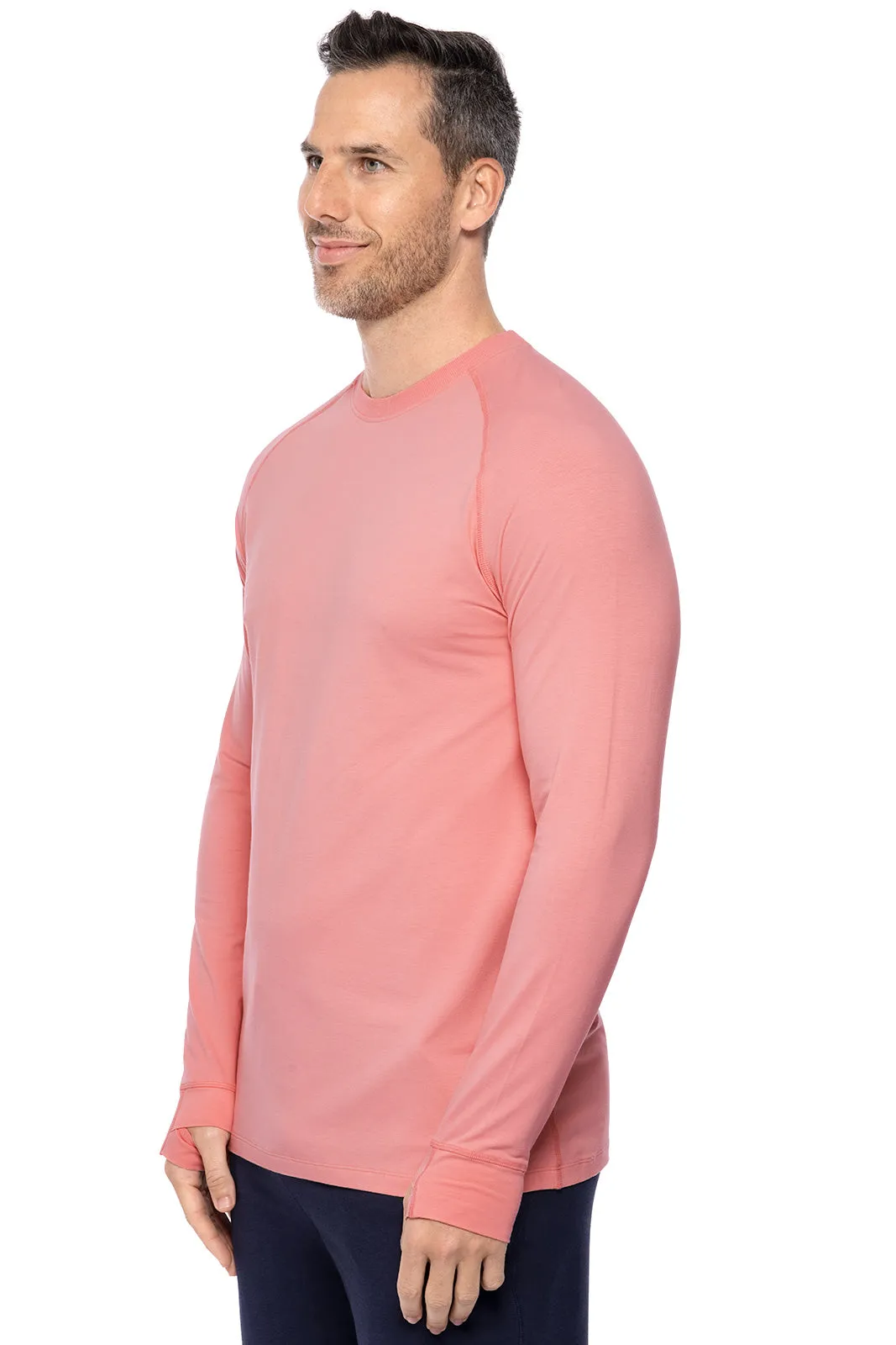 Men's LumaLeo Long Sleeve T-Shirt  |  Peachy Pink