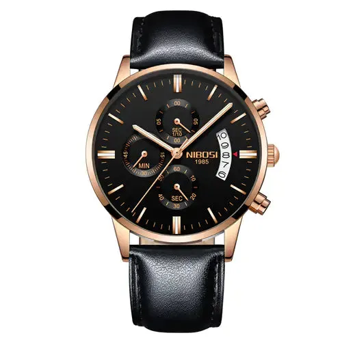 Men's Luxurious Gold Wristwatch