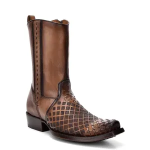 Men's Maple Woven Western Boot